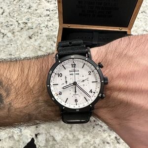 Shinola Canfield sport chronograph